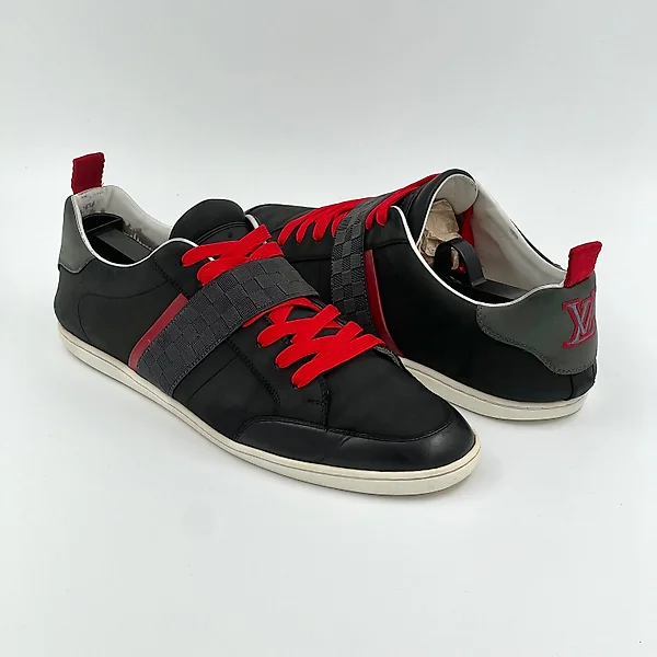 Louis Vuitton Skate Sneaker Red Mens LV Sz 9.5 Exclusive Online 100%  Authentic