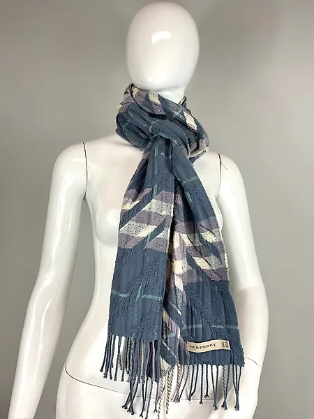 Bufanda burberry azul celeste new arrivals