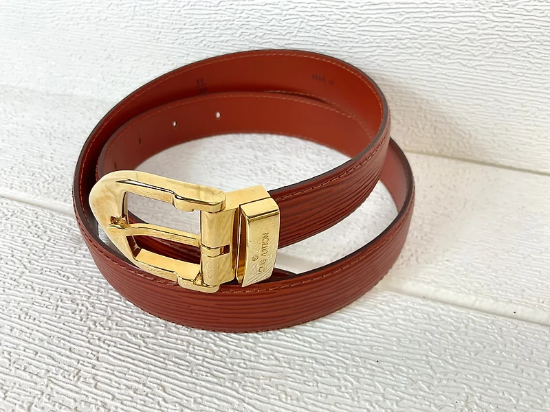 Louis Vuitton - Red Vernis Belt - Cintura - Catawiki