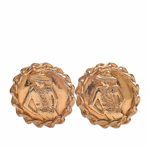 authentic coco chanel earrings