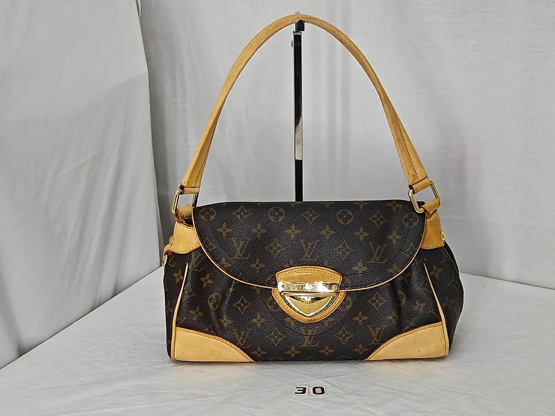 Authentic Louis Vuitton Monogram Beverly GM Shoulder Handbag M40120