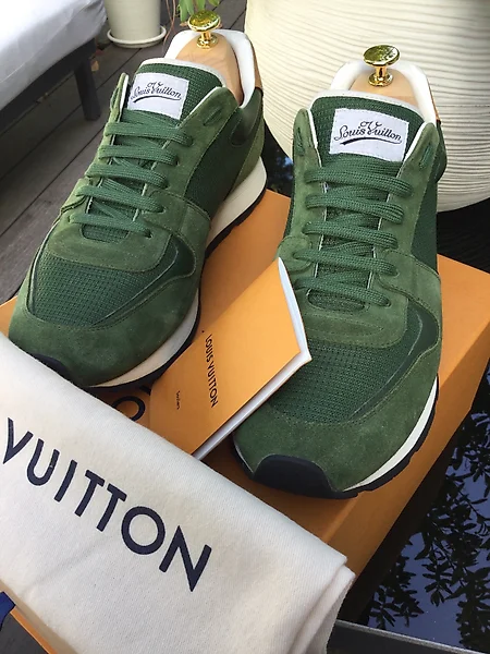 Louis Vuitton x Nike - Authenticated Trainer - Leather Green Plain for Men, Never Worn
