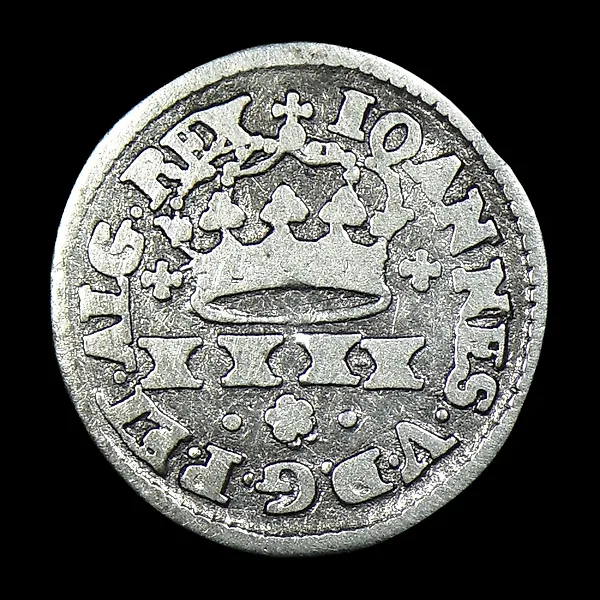 Portugal. D. João V (1706-1750). Meio Tostão (50 Reis) - Estrela de 5 Pontas - Escassa
