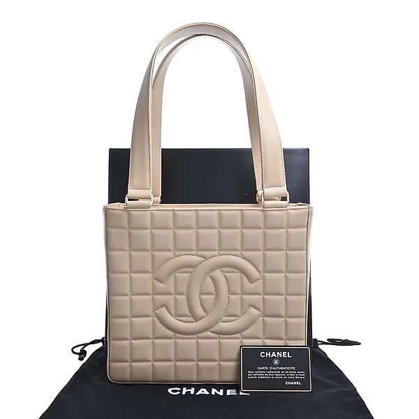 Chanel Oversize Striped Beach Bag - Vintage Lux