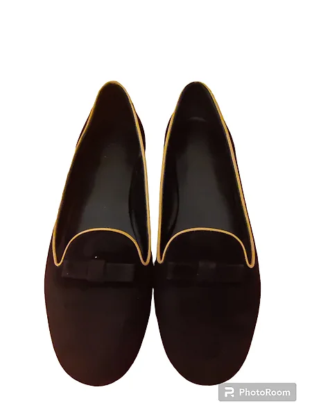 Louis Vuitton Uniform Flat Ballerina Patent Leather - Black Size 36.5. (US  6.5)