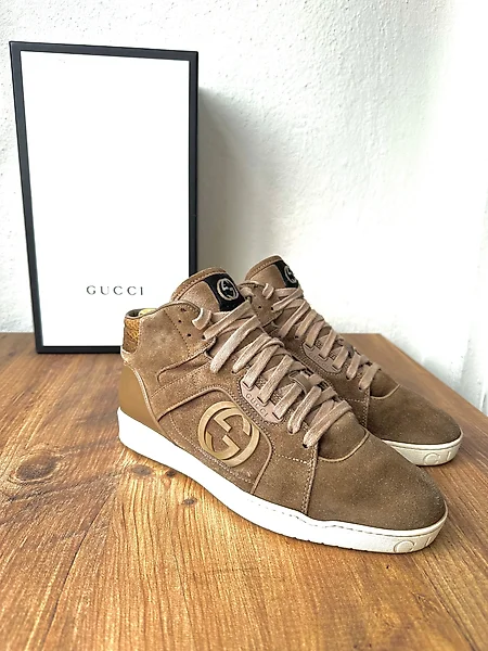 VTG Gucci Monogram Made in Italy Shoes Size: US 7.5 UK 6.5 / 