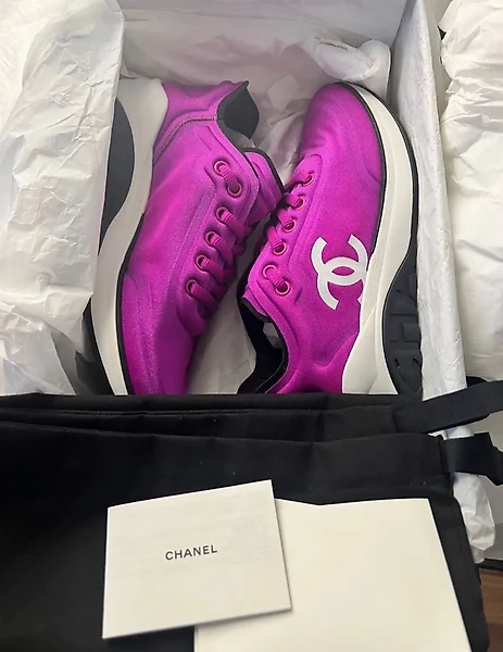 Chanel Canvas Shoes for Sale in Online Auctions