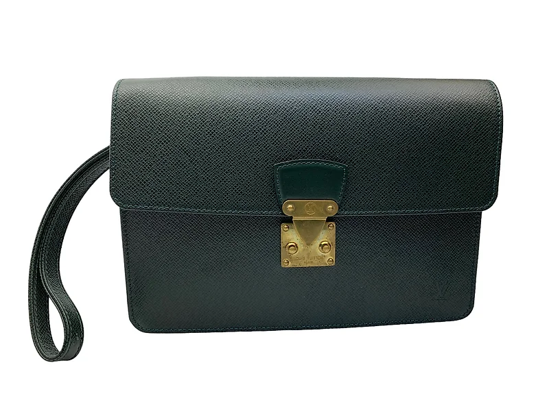 Louis vuitton hot sale green clutch