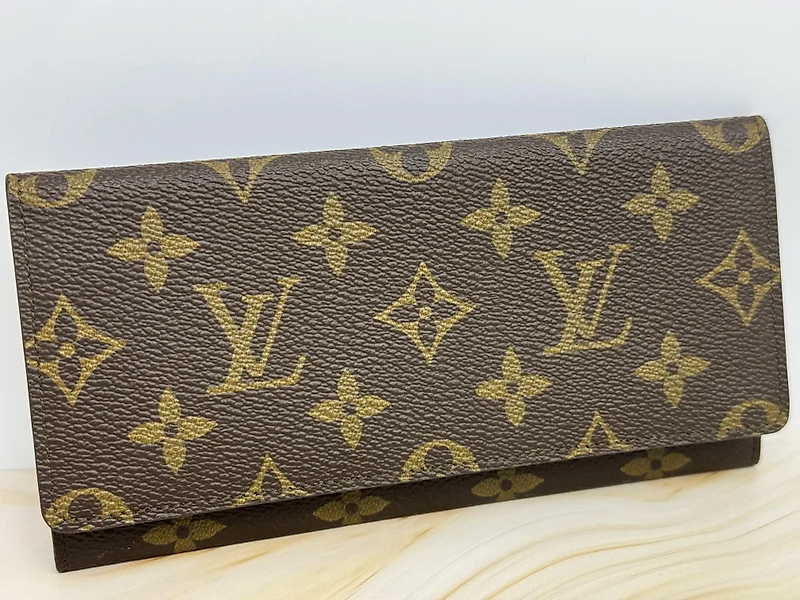 Used Louis Vuitton Monogram Porte Yen 3 Cartes Credit Wallet