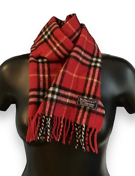 Bufanda burberry negra sales