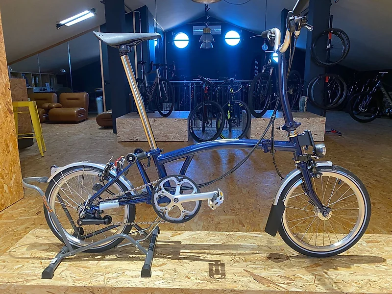 Brompton tempest blue hotsell titanium