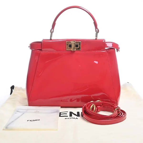 Fendi red best sale clutch