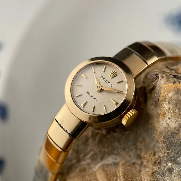 Rolex - Solid Gold ladies cocktail Precision - Women - 1950s