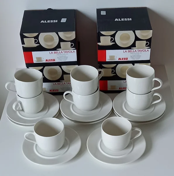 Ettore Sottsass Cups and Saucers for Sale