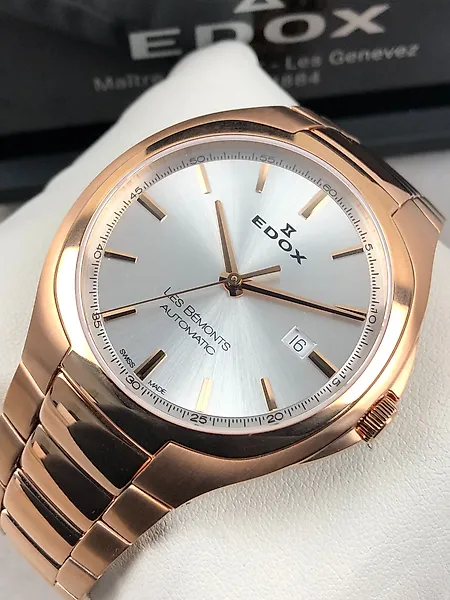 Edox - Les Bémonts Ultra Slim Automatic - 80114 37R AIR - Men - 2011-present