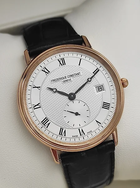 Frédérique Constant - Slimline Pattern Dial 18k Rose Gold - FC-245M4S9 - Men - 2011-present