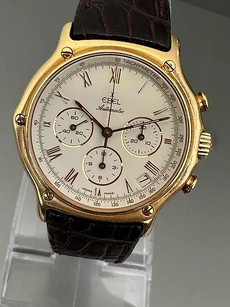 Ebel - 18K GOLD Chronograph - 8134901 - Men - 1990-1999
