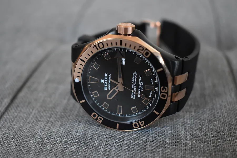 Edox - Delfin Diver Automatic - 80110 357NRCA NIR - Men - 2011-present