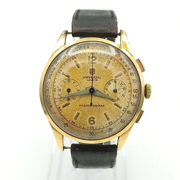 Universal Genève - Medico-Compax - Vintage - Oro 18kt - 1825645 124116 3 - Men - 1850-1900