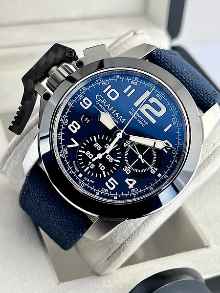 Graham - Chronofighter Oversize Sahara Automatic Chronograph Ceramic Bezel 47mm. - NM. 2CCAC - 0 - Men - 2011-present