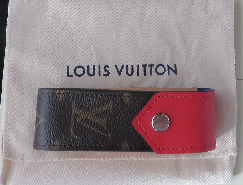 Louis Vuitton Slender Wallet Monogram Mirror Coated Canvas Silver