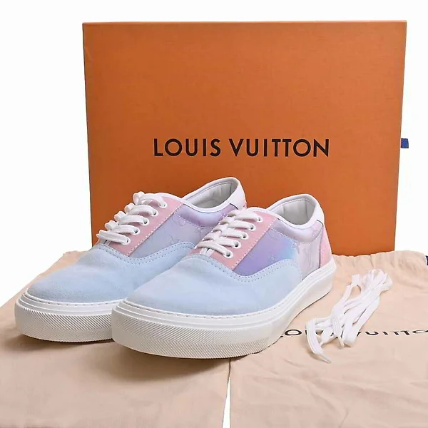 Louis Vuitton Beige & Brown Monogram Trocadero Richelieu Sneaker 10 US  / 9 LV