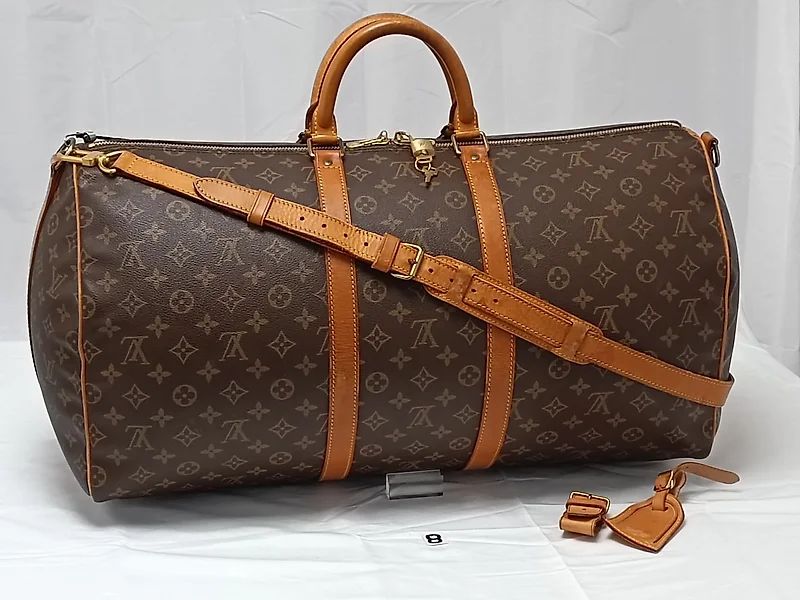 Louis Vuitton, Bags, Authentic Louis Vuitton Keepall 6 Bandouliere Travel  Monogram Unisex With Strap