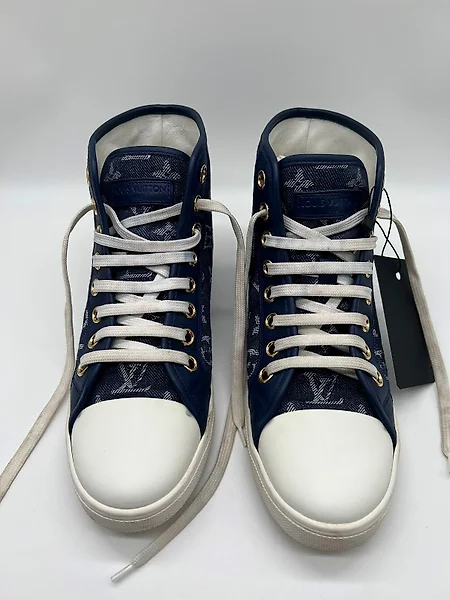 Louis Vuitton LV Archlight Stretch Textile Patent Rubber Sneaker 38