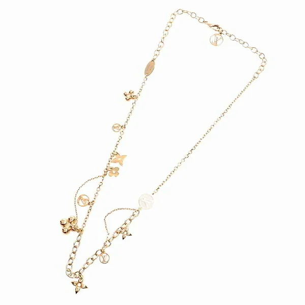[Used LV Necklace] Louis Vuitton Necklace Collier Blooming M64855