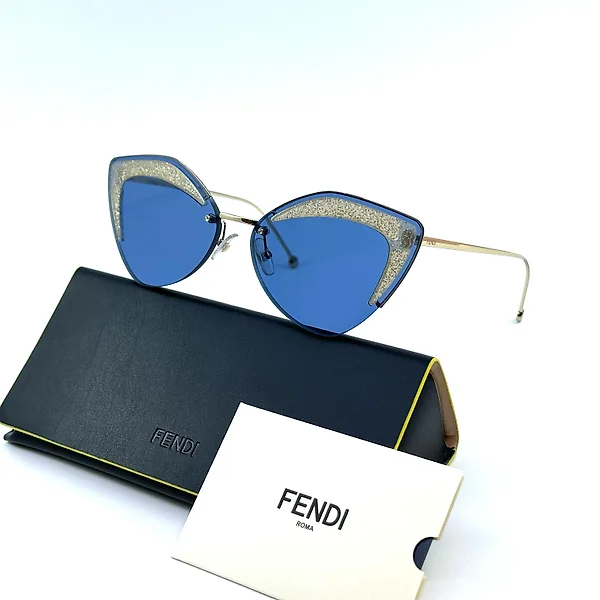 Fendi x Versace: Fendace Gold Nano Baguette Micro Bag With Maxi Chain -  Pochette