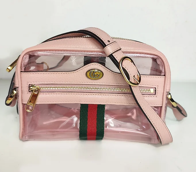 Gucci Ophidia - Pre-owned Women's Leather Cross Body Bag - Pink - One Size