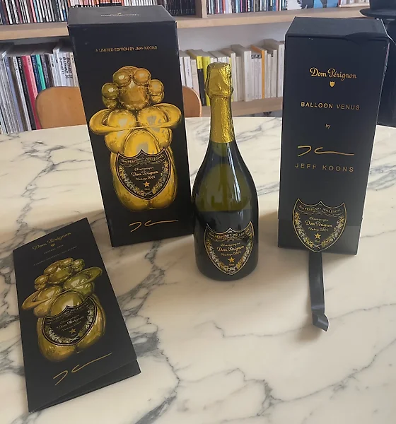 Champagne as Art - Ultimate Gifting: 2004 Dom Perignon Jeff Koons