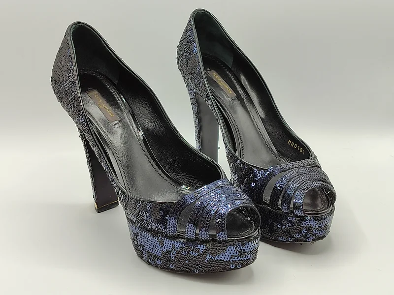 Louis Vuitton Blue Shoes for Sale in Online Auctions