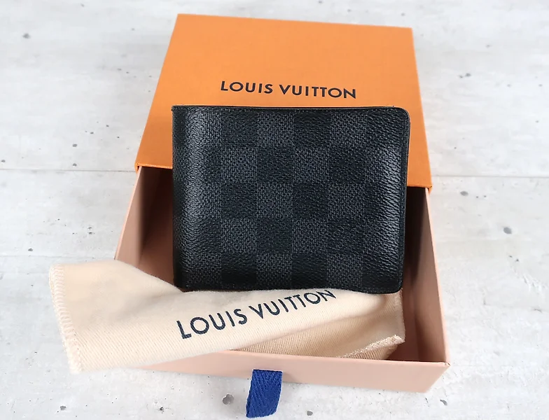 LOUIS VUITTON Authentic Men's Monogram Portefeuille Multiple Bifold  Brown Wallet