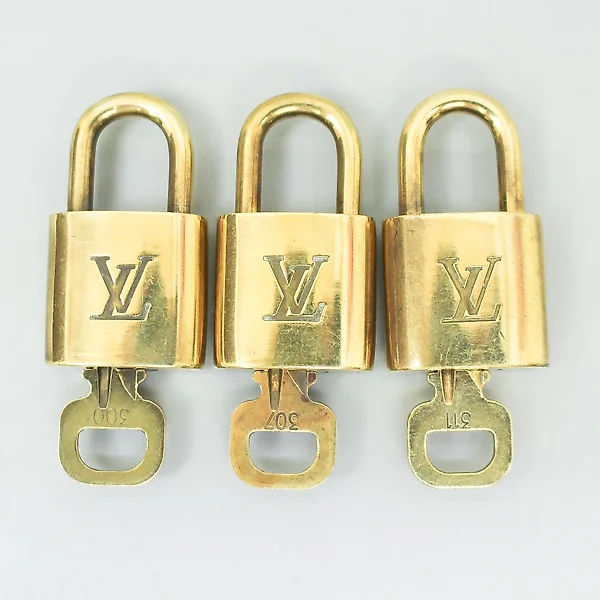 Louis Vuitton, Accessories, Authentic Louis Vuitton Lock 38 And Key Set  Padlock