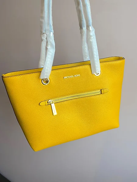 Michael kors discount yellow handbag