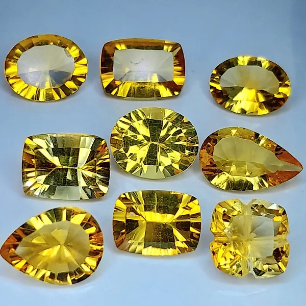 Vibrant Yellow Citrine Gemstones for Sale Catawiki