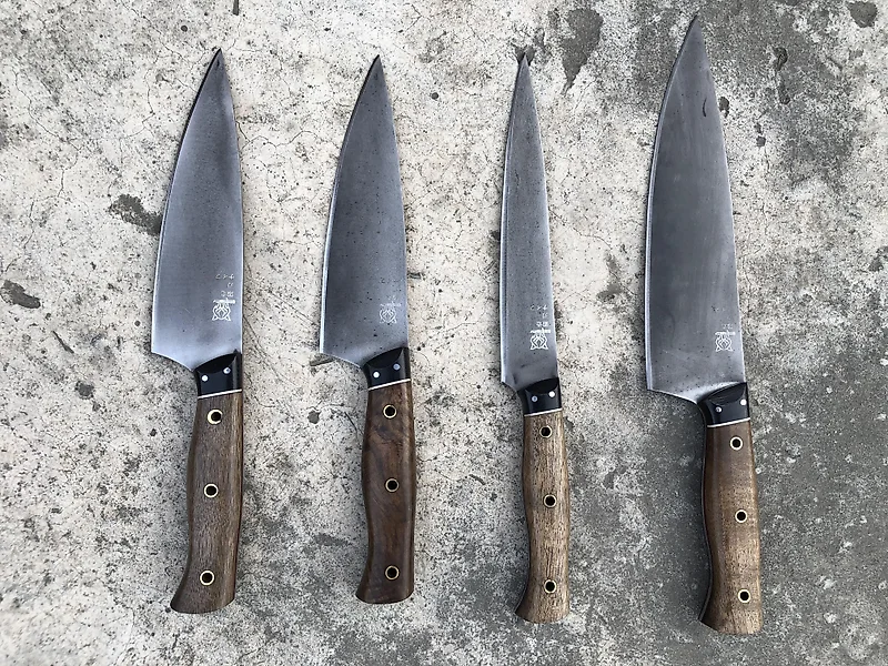 VINNAR Set Couteaux de cuisine 5 pièces, Couteau de chef Japonais