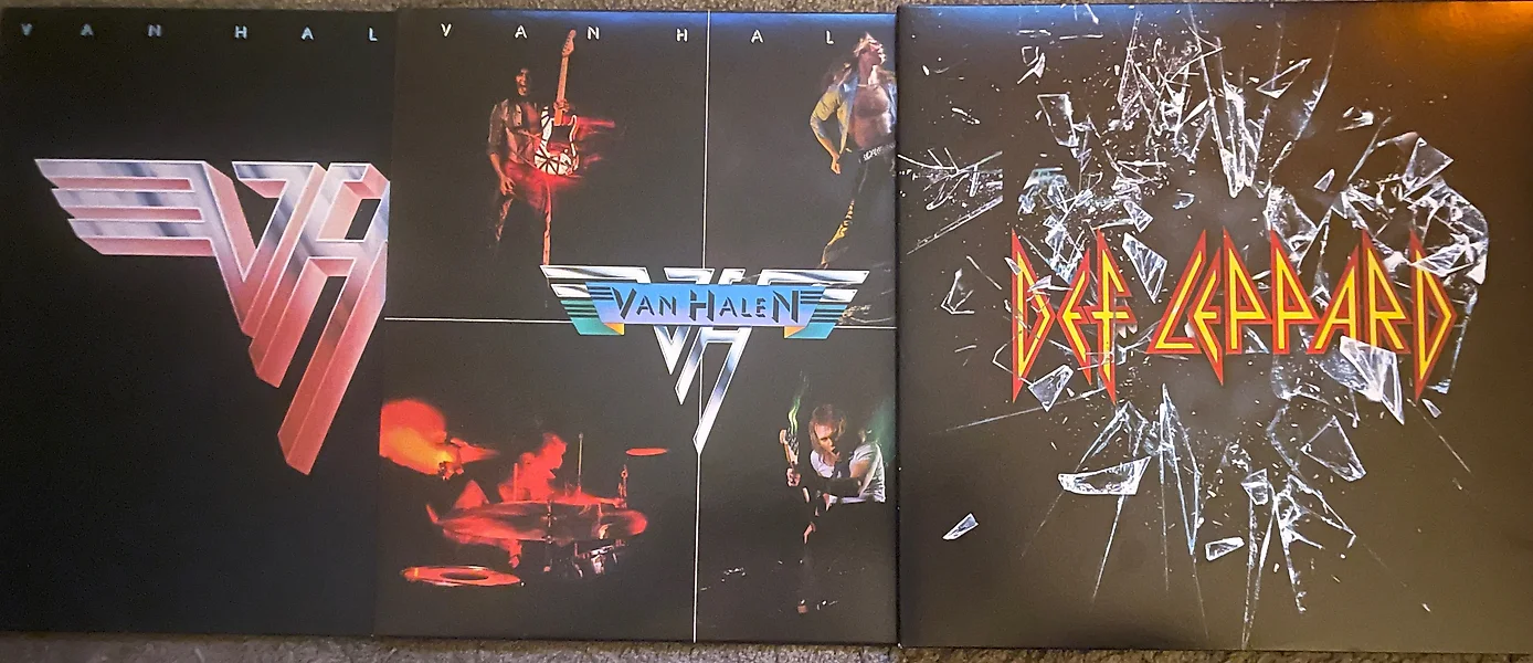 Van Halen Van Halen Debut Vinyl LP Record 1978 Inner Sleeve Nice 2nd press