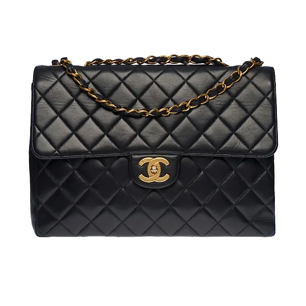 Paarse sales chanel tas