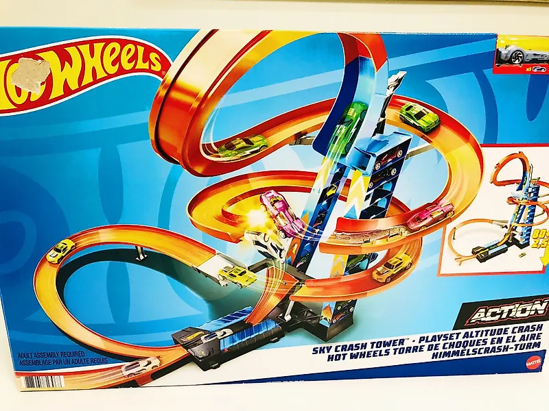 Torre choques 2025 aéreos hot wheels