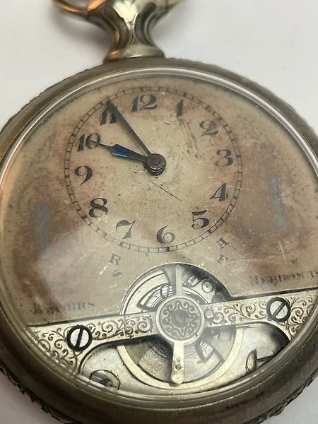 Hebdomas Silver Pocket watch for Sale in Online Auctions