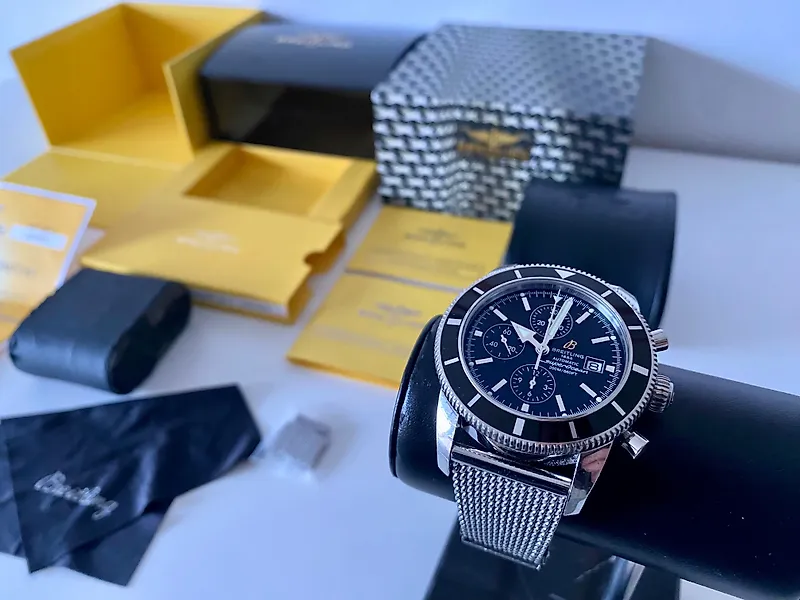 Breitling Ceramic Chronograph wristwatch for Sale in Online Auctions