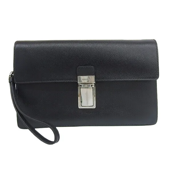 Pochette best sale nera prada