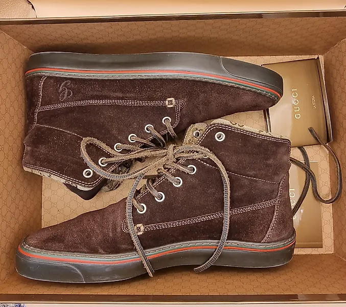Scarpe on sale gucci marroni