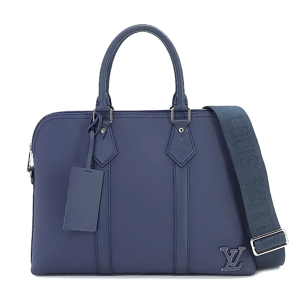Blauwe lv tas sales