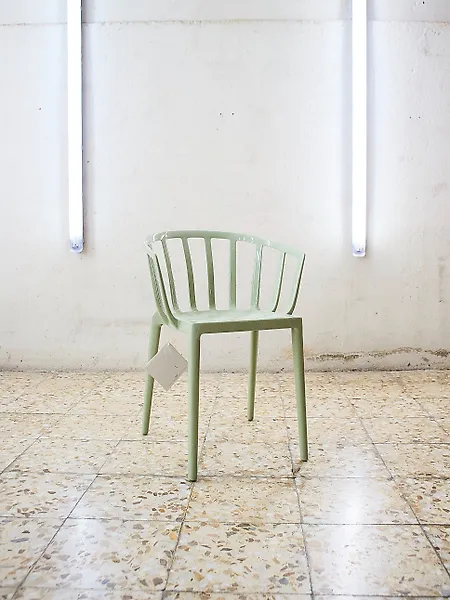 Kartell - Philippe Starck - Venice - Armchair (2) - Sage Green - Polycarbonate