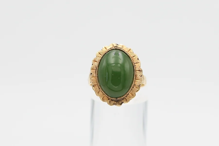 Αγοράστε δαχτυλίδι από νεφρίτη: Ανακαλύψτε τα εκλεκτά κοσμήματα με πράσινο  πολύτιμο λίθο | Catawiki