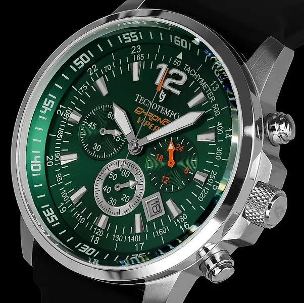 Tecnotempo - Chronograph 100M - "Chrono Viper" Limited Edition - - No reserve price - TT.100G.CVGR (Green) - Men -