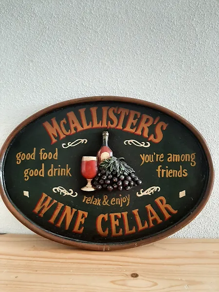 Wall plate - Wood - 3D pub table/mancave